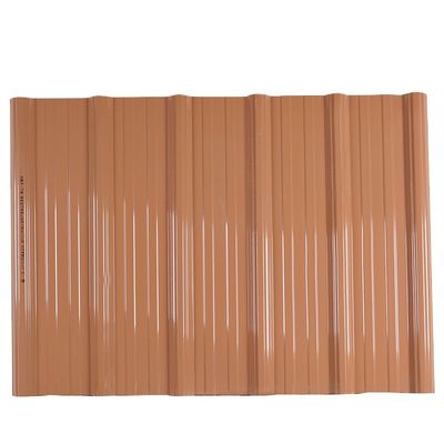 PVC Corrugated Roof Tile 0.8-3.0mm Thickness 1130mm Width Waterproof