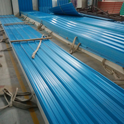 UPVC Spanish Roof Tile 1.5mm-2.8mm Thickness 1130mm Width