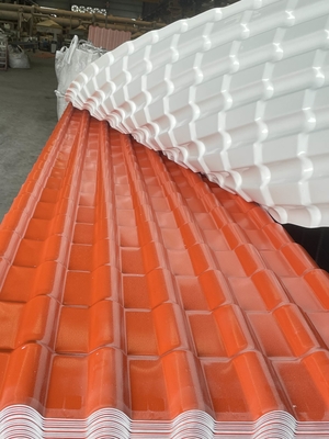 Waterproof ASA Resin Roof Tiles Sound Resistance Tile Sheets 2.5mm Thickness