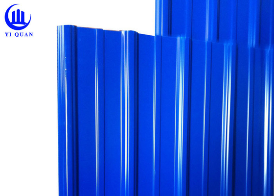 Wind Resistant 2.3mm Thickness UPVC PVC Plastic Roof Sheet For Warehouse Wall