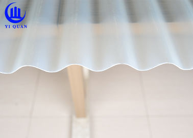 Fiberglass Material UPVC Clear Corrugated Pvc Roofing Sheet Translucent Corrugated Panels