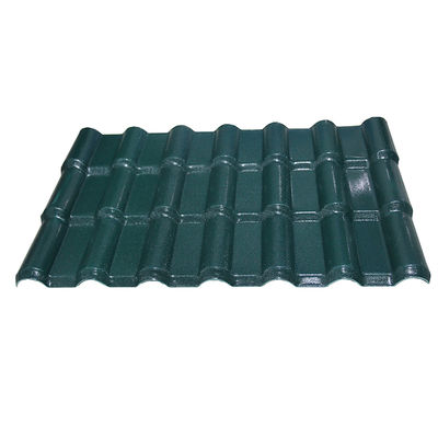 ASA Resin Coated Spanish Style Roof Tiles Custom Length