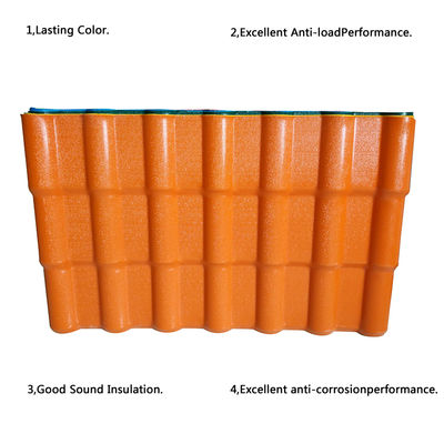 ASA Synthetic Resin Roof Tile 1050mm Width 2.5mm Thickness