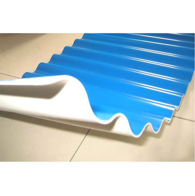 PVC Roof Tiles 0.8-3.0mm Thickness Fireproof Waterproof for Villa Garden