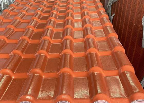 ASA Resin Roof Tile 1050mm Width B1 Fireproof 10-Year Fade Proof