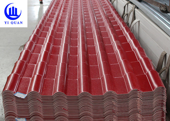 ASA PVC Roof Tile 1050mm Wide 2.5mm Thickness Fireproof