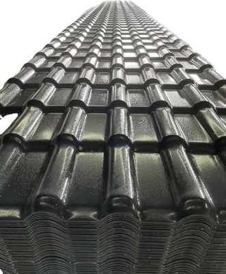 ASA Synthetic Resin Roof Tile 1050mm Width Custom Length Windproof