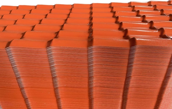 ASA Synthetic Resin Roof Tile 1050mm Width Custom Length Windproof