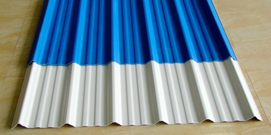 ورق بام PVC مقاوم در برابر ضربه کاشی راه راه پلاستیکی 1.0 میلی متری