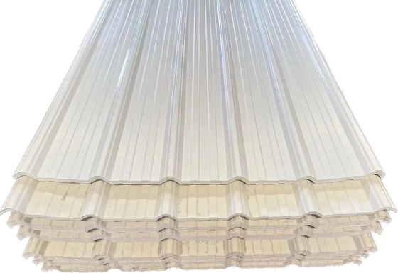 عایق حرارتی ورق بام پلاستیک PVC ضد خوردگی برای کارخانه Carport