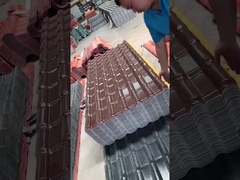 ورق سقف قهوه ای پی وی سی ASA